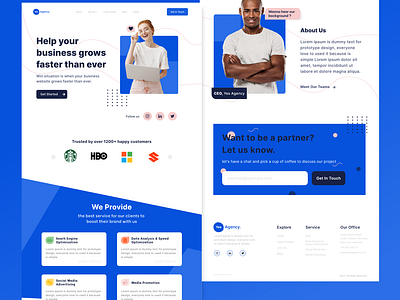 Agency Landing Page Design