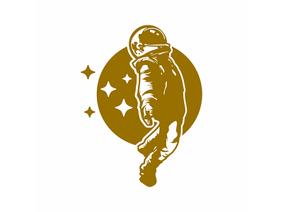 LAUNCH branding design icon illustration logo logodesign space spaceman stars