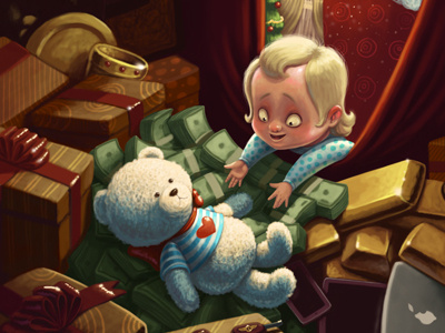 Christmas card baby christmas christmas card gifts new year teddy bear