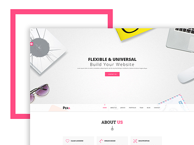 Pera - HTML5 Responsive Agency Template