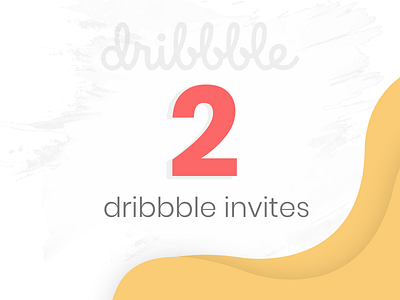 2 Dribbble Invites to Giveaway business design dribbble dribbble invite dribbble invites invite invite design invites invites giveaway mobile app ui ui design ux ux design