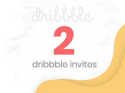 2 Dribbble Invites to Giveaway