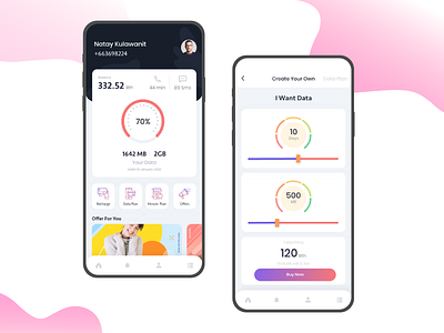 Data Plan - Mobile App Design Concept