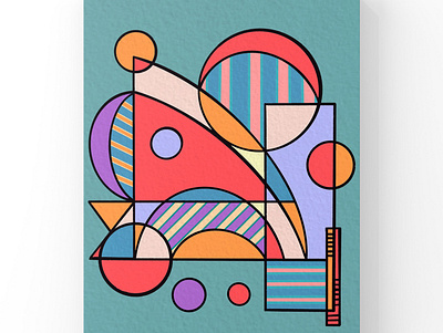 Skateboarding kid abstract illustration abstract abstractart abstractfigue album cover artwork character colorful contemporary creative design design geometric geometric art geometric design geometric illustration geometrical geometry graphicdesign illustration procreate surfacedesign