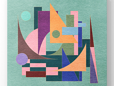 Abstract cityscape in geometric shapes illustration architectural architecture city city branding city guide city illustration cityscape cityview geometric geometric design geometric illustration geometrical pattens pattern pattern design poster surface surface design surface pattern surface pattern design