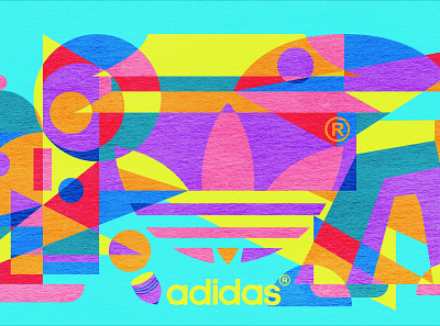 Illustration for Adidas Originals Beijing Shop abstract abstract art abstractart adidas adidas originals beijing branding branding design cityscape cityview design geometric geometric art geometric design geometric illustration geometrical illustration illustration art shop design sports branding