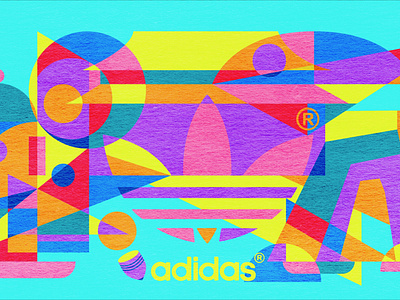 Illustration for Adidas Originals Beijing Shop