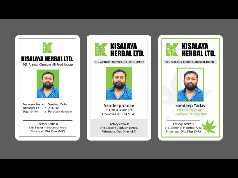 Factory Id Card