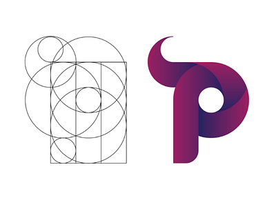 P logo