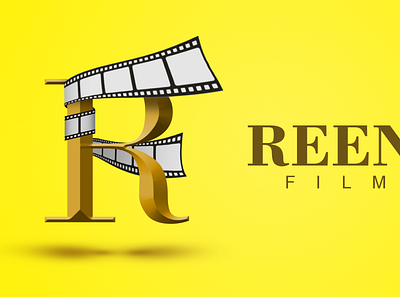 Reena Films design icon logo illustrator designer logo reel