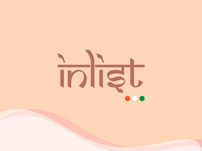 Name logo designed for Inlist logodesign