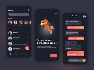 Chatting App - Dark Mode