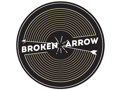 Broken Arrow4 badge brooklyn crest emblem graphic design new york pin typography