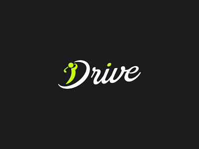 Drive drive driver golf logo design tee off