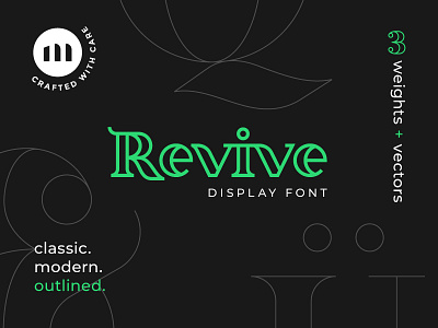 Revive Display Font LAUNCHED!