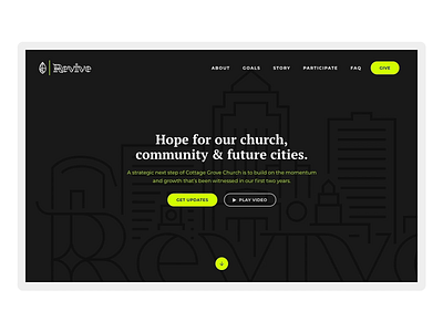 Revive Website Landing animation branding design development experience front end identity illustration logo minimal outline reveal revive ui ux web website