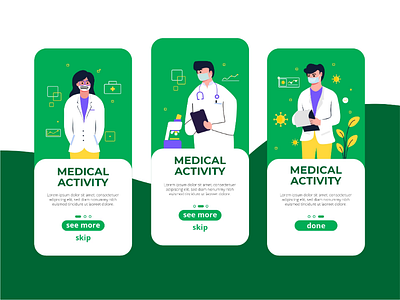 Medical activity illustration