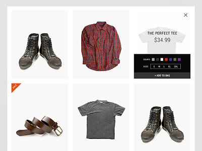 Product Grid ecommerce hover products shopping store web web design