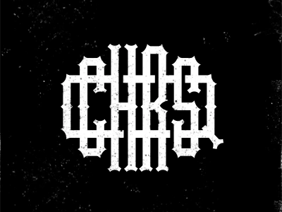 Monogram chqrs lettering letters monochrome monogram type typography