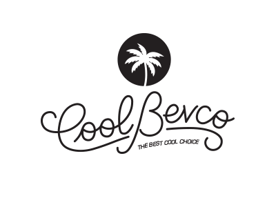 COOL coconut fluid letter lettering logo natural type water