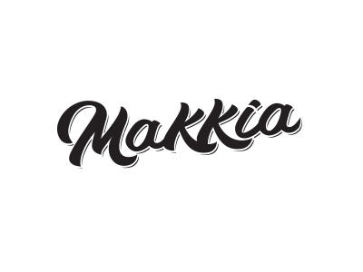Makkia logo chocolates letters logo propuesta