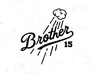 Flying Brain baseball brother creative design doodle fanatics letter logo mlb schooll type