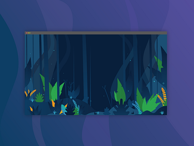 Zoom Forest Background