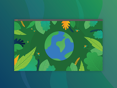 Earth Day themed Zoom Background