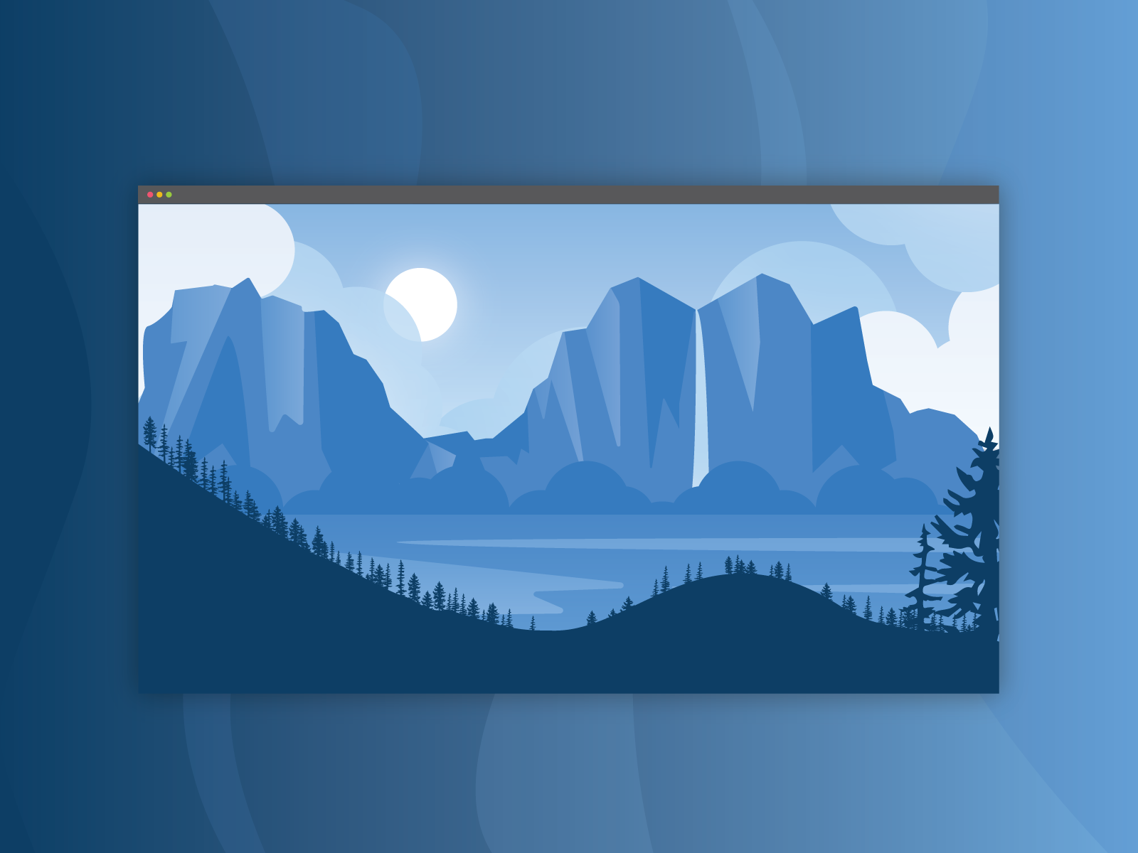 Yosemite Zoom Background By Anna E Zimmerman For Encamp On Dribbble