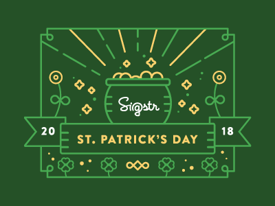 St. Patricks Day 2018 celtic clover green pot of gold shamrock st paddy day st patricks day