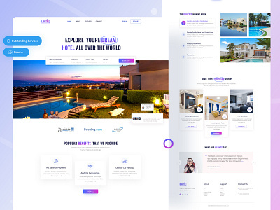 Hotel Website Landing Page Exploration