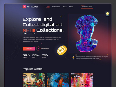 NFTMarket || Landing Page Exploration