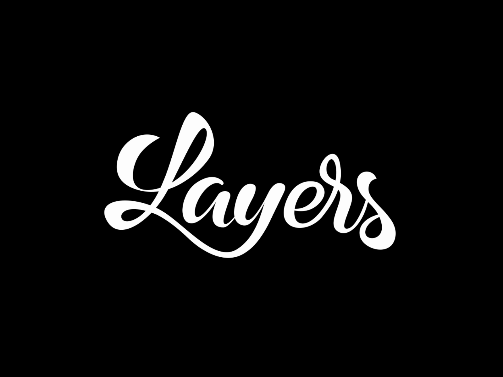 Layers — Lettering Animation 2d animation ae after effects animation lettering lettering animation logo animation motion design motion graphics