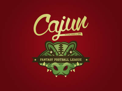 Cajun Fantasy Football League alligator cajun creole fantasy football gator league louisiana new orleans south