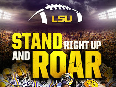 2012 LSU Football Media Guide Cover by Jason Feirman on Dribbble