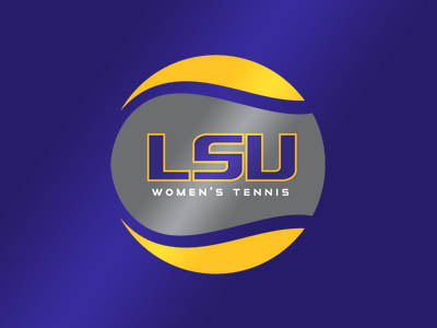 LSU Women's Tennis Logo ball baton rouge louisiana lsu womens tennis sports