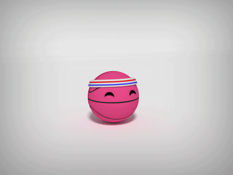 Happy Ballfella 3d animation blender character debut