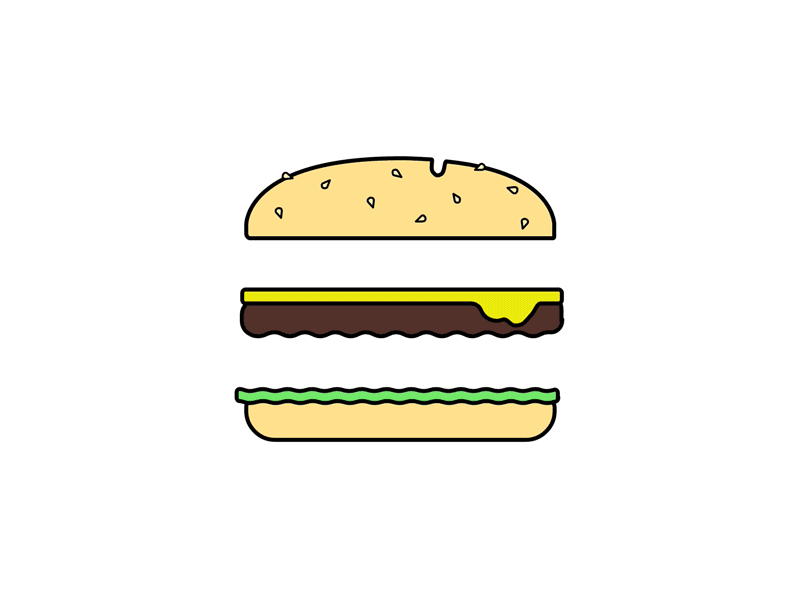 Literally Hamburger Menu css hamburger hamburger button hamburger menu hamburger nav hamburger navigation hot dog svg