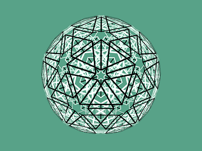 Icosahedral snowflake
