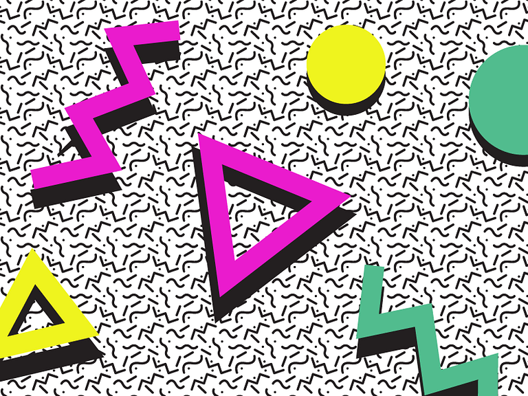 80s Pattern by Eli Fitch on Dribbble