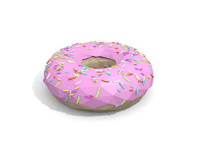 Low Poly Donut