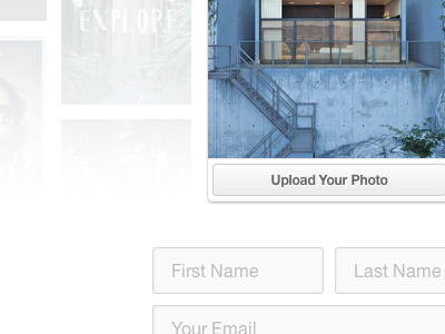 Form Details designspiration details field form image input signup upload