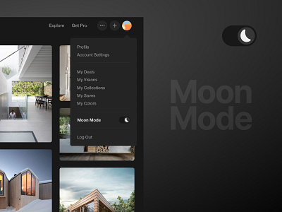 Moon Mode on Designspiration