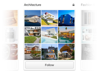 Designspiration Collections button collection designspiration follow icon inspiration organize private shadow thumbnail