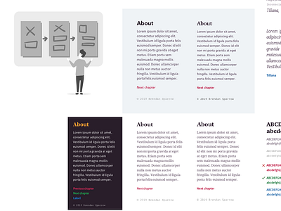 Type Combinations typography web