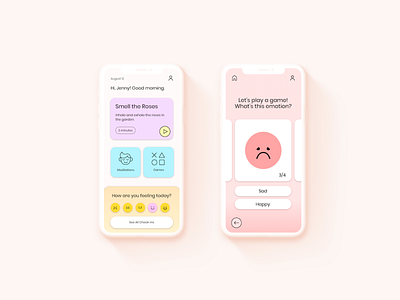 Mood Tracker app branding design icon illustraion logo ui ux vector website