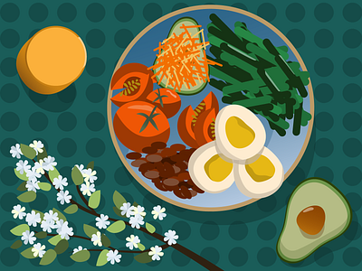 Delicious food art delicious digital art food illustration vector
