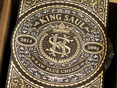 KS cheese design gold illustration jcdesevre luxury packaging typography