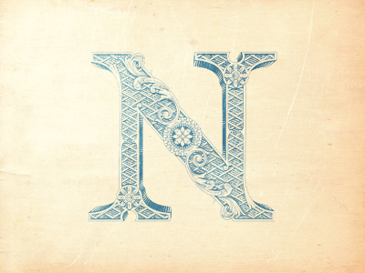 N design illustration jcdesevre typography vector vintage