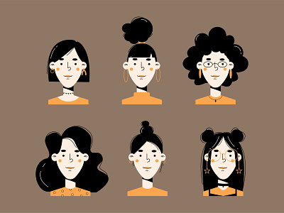 Girls design illustration